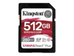 Kingston SDXC II V60 React Plus 512GB, UHS-II, V60 klasė