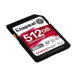 SDXC kortelė Kingston SDR2V6/512GB su matmenimis 42x34x12 mm