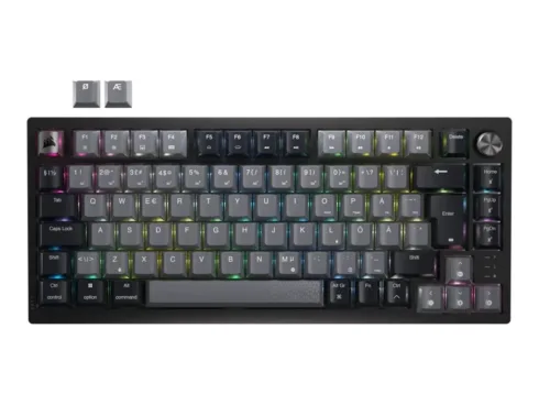 Corsair Keyboard   K65 PLUS   Mechanical Gaming Keyboard   Wireless   Nordic   Black   USB Type-A   CORSAIR MLX Red