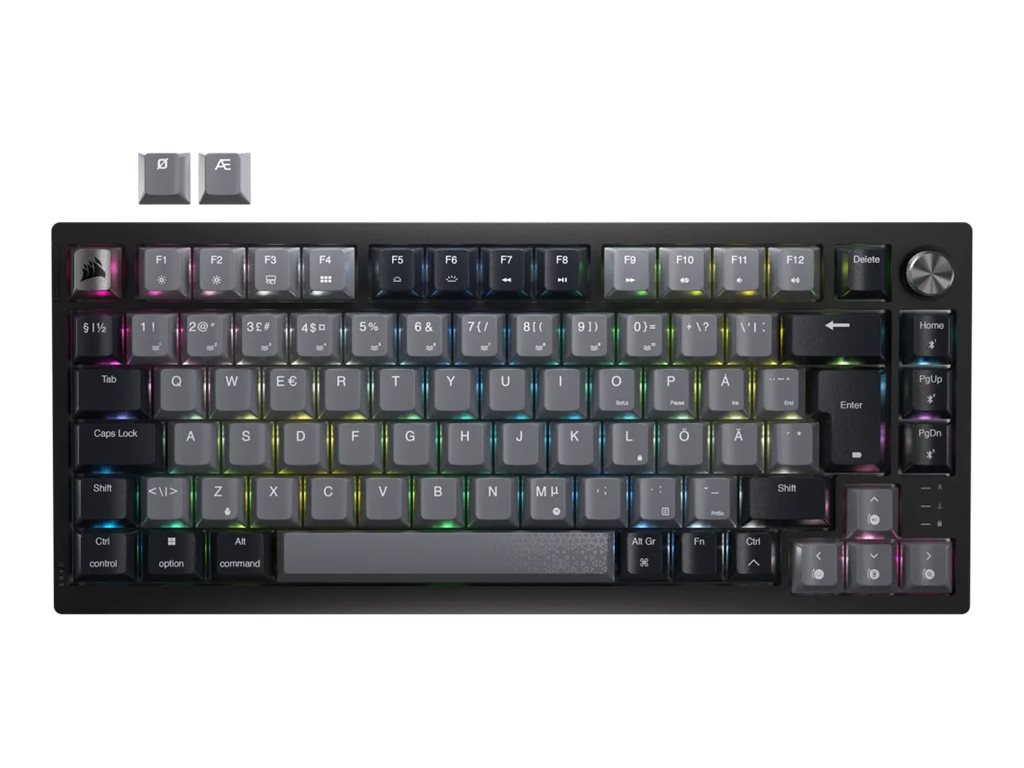 437758-ch-91d401l-nd-840006667292-0.webp Corsair Keyboard K65 PLUS Mechanical Gaming Keyboard Wireless Nordic Black USB Type-A CORSAIR MLX Red