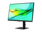 Monitorius Samsung LS27D600UAUXEN, šonas, rodo HDMI ir USB-C prievadus