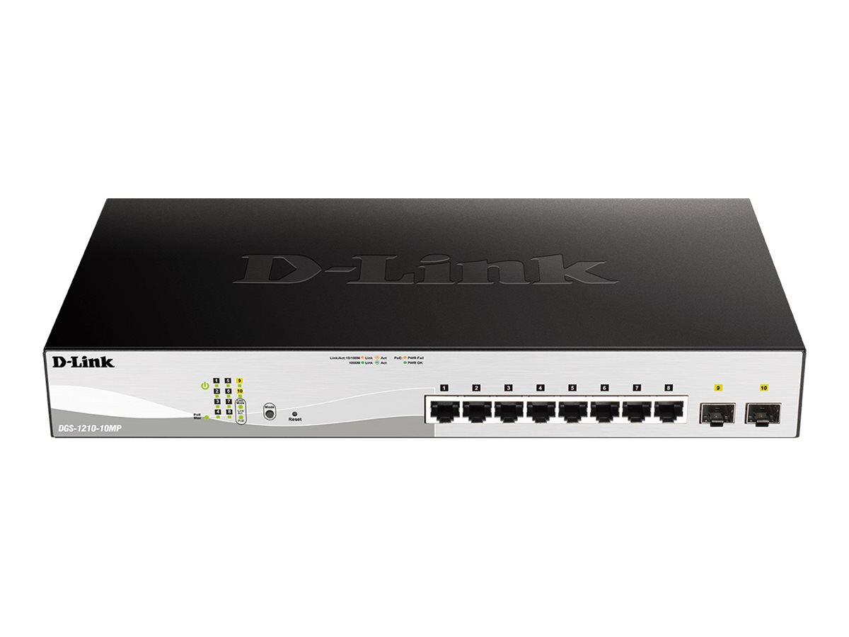 438320-dgs-1210-10mp-e-0.webp D-Link Managed SFP ports quantity 2