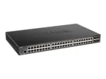 D-Link 52-Port 10-Gigabit Smart Managed PoE Switch   DGS-1250-52XMP/E   Managed