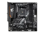 Gigabyte B550M AORUS ELITE AXG13   Processor family AMD   Processor socket AM4   DDR4   Number of SATA connectors 4