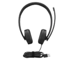 Lenovo Headset   USB-A Stereo Gen 2   Built-in microphone   Wired   Black