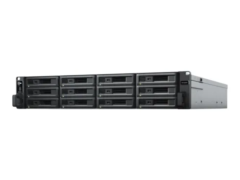 Synology 12-bay capacity expansion units 12×3.5″ Hot-Swap   RX1223RP   2   100V to 240V AC   Black