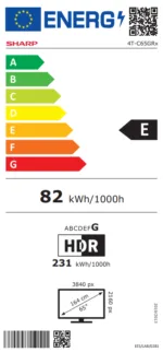 Sharp 65GR8265E   65   Smart TV   Google TV   UHD