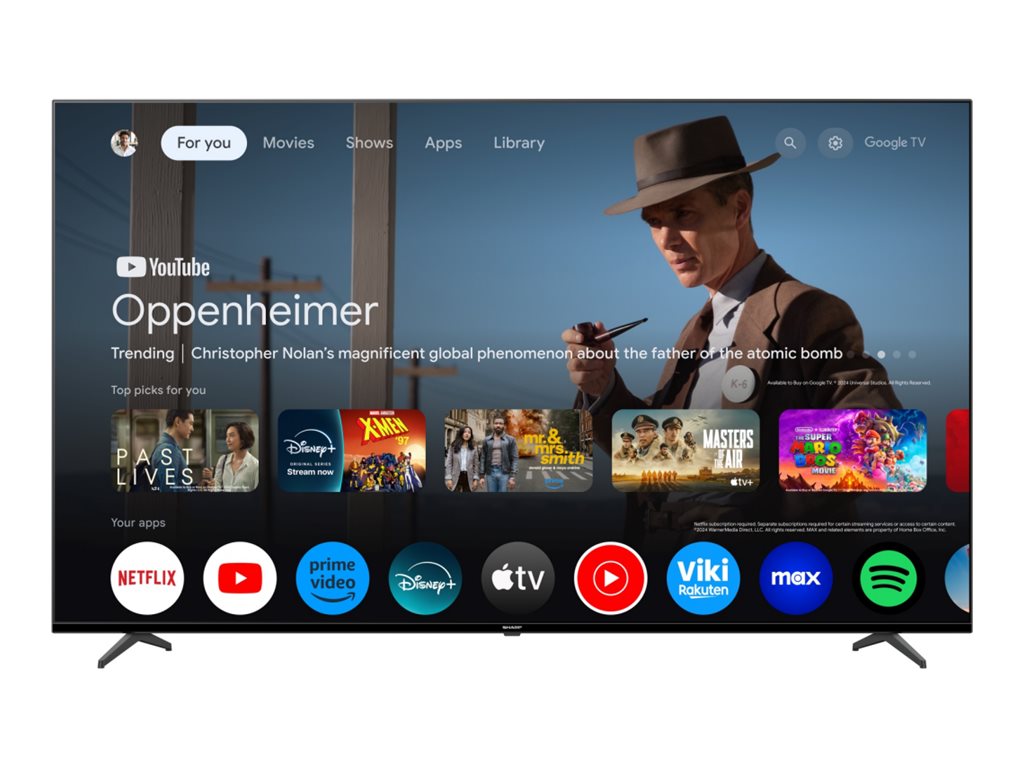 441623-70gl4260e-5905683271639-0.webp Sharp 70GL4260E 70″ Smart TV Google TV 4K Ultra HD