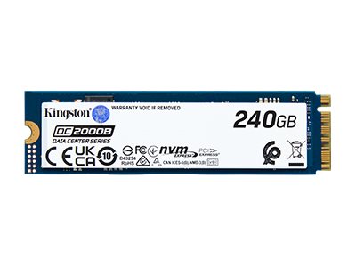 441640-sedc2000bm8-240g-740617345223-0.webp Kingston SSD DC2000B 240 GB SSD form factor M.2 2280 Solid-state drive interface PCIe NVMe Gen 4.0 (x4) Read speed 4500 MB/s Write speed 400 MB/s