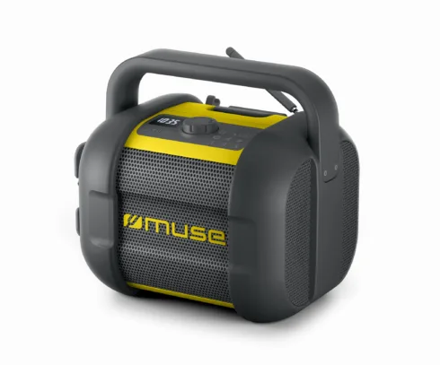 Muse   Jobsite Radio   M-968 BTY   40 W   Waterproof   Bluetooth   Black/Yellow   NFC features   Portable   Wireless connection