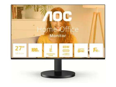 AOC   Q27B3CF2   27 ”   IPS   QHD   16:9   100 Hz   1 ms   2560 x 1440 pixels   350 cd/m²   HDMI ports quantity 1   Black   Warranty 36 month(s)