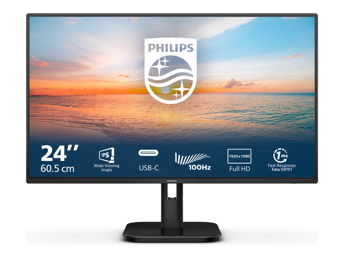 443611-24e1n1300a-00-8712581803513-0.webp Philips 24E1N1300A/00 24 ” IPS 16:9 100 Hz 4 ms 1920 x 1080 pixels 250 cd/m² HDMI ports quantity 1