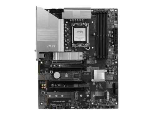 SALE OUT. MSI PRO Z890-S WIFI   Processor family Intel   Processor socket LGA1851   2000 GB   DDR5 UDIMM   Supported hard disk drive interfaces SATA, M.2   Number of SATA connectors 4   USED, REFURBISHED, WITHOUT  ACCESSORIES, ONLY BACKPANEL INCLUDED   256 MB