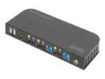 Digitus KVM Switch, 2-Port, 4K60Hz, 2 x DP in, 1 x DP/HDMI out   DS-12850