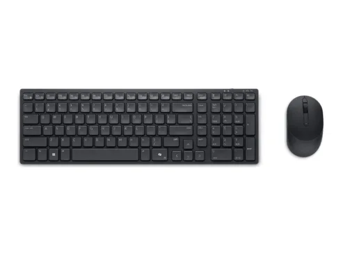 Dell   Silent Keyboard and Mouse   KM555   Keyboard and Mouse Set   Wireless   US International (QWERTY)   Black   2.4 GHz, Bluetooth 5.1   Wireless connection