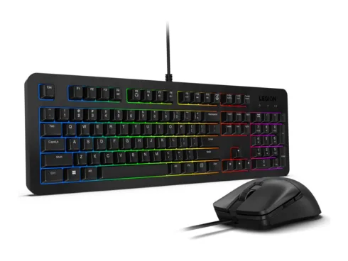 Lenovo Legion KM310 RGB   Gaming Keyboard and Mouse Set   Wired   US English   Black