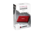 Kingston External SSD SXS1000R, šoninis vaizdas su USB 3.2 Gen 2 jungtimi