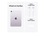 Apple iPad Mini (A17 Pro)   8.3 ”   Purple   Liquid Retina   2266 x 1488 pixels   128 GB   Wi-Fi   Front camera   12 MP   Rear camera   12 MP   Bluetooth   5.3   iPadOS