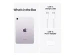 Apple iPad Mini (A17 Pro)   8.3 ”   Purple   Liquid Retina   2266 x 1488 pixels   256 GB   Wi-Fi   Front camera   12 MP   Rear camera   12 MP   Bluetooth   5.3   iPadOS