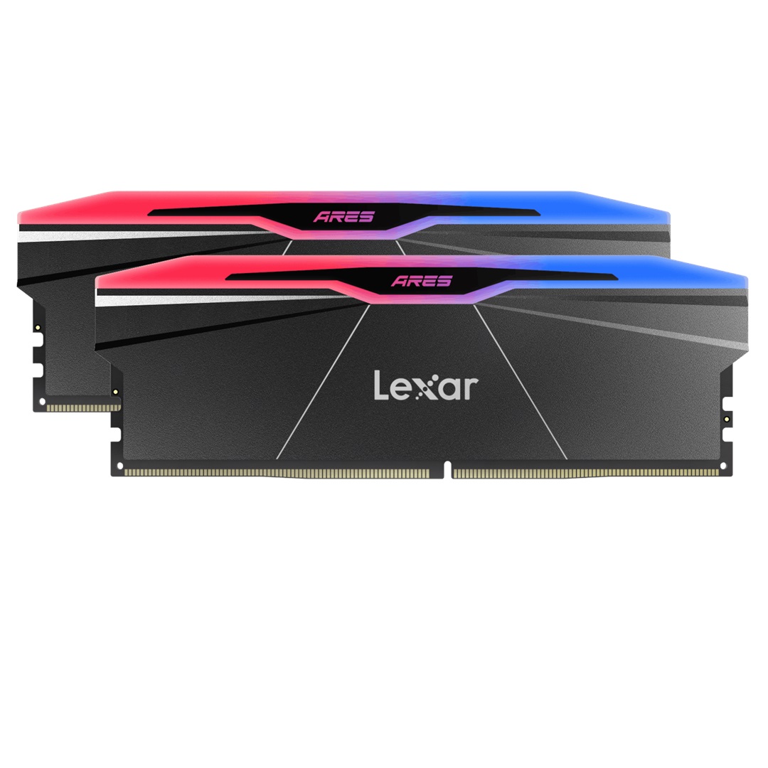 450410-ld5u24g76c38br-rgd-843367137770-0.webp Lexar Memory with heatsink and RGB lighting ARES 48 GB DDR5 7600 MHz PC/server Registered No ECC No