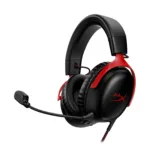 Ausinės HyperX Cloud III su juoda ir raudona spalva