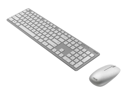 Asus W5000 klaviatūra ir pelė, belaidė, balta