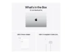 Apple MacBook   Pro   Silver   16 ”   3456 x 2234 pixels   Apple M4 Max   36 GB   Solid-state drive capacity 1000 GB   Apple M4 Max chip 14-core CPU/32-core GPU   macOS   802.11ax   Bluetooth version 5.3   Keyboard language English   Keyboard backlit   Warranty 12 month(s)
