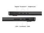Apple MacBook   Pro   Space Black   16 ”   3456 x 2234 pixels   Apple M4 Max   48 GB   Solid-state drive capacity 1000 GB   Apple M4 Max chip 16-core CPU/40-core GPU   macOS   802.11ax   Bluetooth version 5.3   Keyboard language English   Keyboard backlit   Warranty 12 month(s)