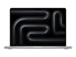 Apple MacBook   Pro   Silver   14 ”   3024 x 1964 pixels   Apple M4 Max   36 GB   Solid-state drive capacity 1000 GB   Apple M4 Max chip 14-core CPU/32-core GPU   macOS   802.11ax   Bluetooth version 5.3   Keyboard language English   Keyboard backlit   Warranty 12 month(s)