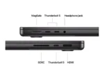 Apple MacBook   Pro   Space Black   14 ”   3024 x 1964 pixels   Apple M4 Max   36 GB   Solid-state drive capacity 1000 GB   Apple M4 Max chip 14-core CPU/32-core GPU   macOS   802.11ax   Bluetooth version 5.3   Keyboard language English   Keyboard backlit   Warranty 12 month(s)
