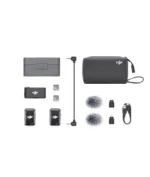 DJI   Mic 2 Wireless Microphone Set, 2 TX + 1 RX + Charging Case