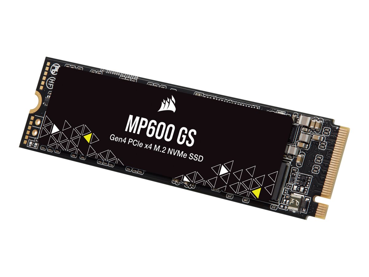 452848-cssd-f1000gbmp600gs-840006697190-0.webp Corsair MP600 GS 1000 GB SSD form factor M.2 2280 Solid-state drive interface PCIe Gen4x4 Read speed 4800 MB/s Write speed 3900 MB/s