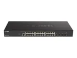 D-Link DXS-1210-28T 24-port 10GBase-T + 4-port 10/25G SFP28 Smart Managed Switch   D-Link