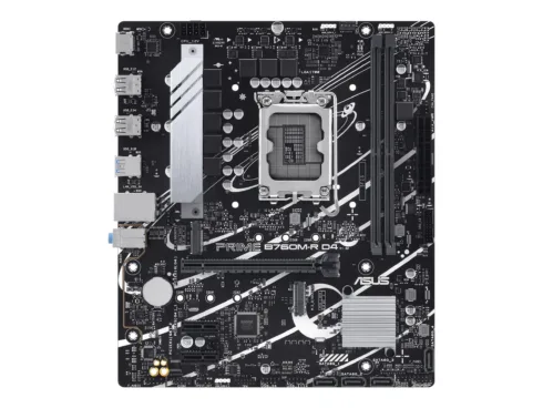 Asus PRIME B760M-R D4   Processor family Intel   Processor socket LGA1700   Number of SATA connectors 4
