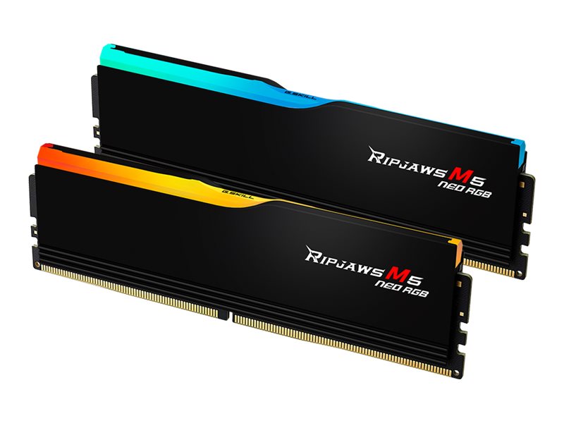 454132-f5-6000j3648d16gx2-rm5nrk-4713294236609-0.webp G.Skill Ripjaws M5 Neo RGB 32 GB DDR5 6000 MHz PC/server Registered No ECC No