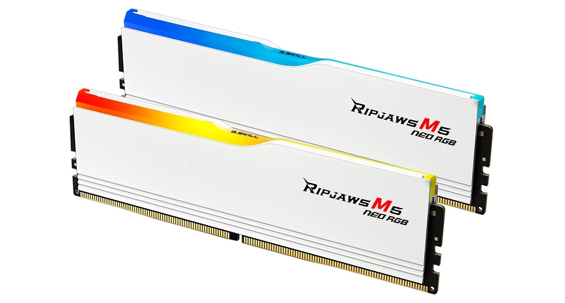 454133-f5-6000j3636f16gx2-rm5nrw-4713294237149-0.webp G.Skill Ripjaws M5 Neo RGB 32 GB DDR5 6000 MHz PC/server Registered No ECC No