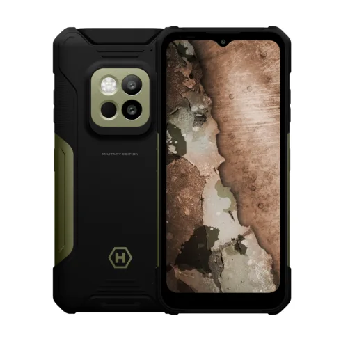Hammer   Construction   2 Thermal 5G Military Edition   Green   6.58 ”   IPS   1080 x 2408 pixels   Mediatek   Dimensity 6300   Internal RAM 8 GB   256 GB   microSD   Dual SIM   Nano SIM + eSIM   3G   4G   5G   Main camera resolution 108 MP   Secondary camera resolution 32 MP   Android   14   6500 mAh
