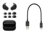 Sony Headphones   WF-LS910N LinkBuds Fit   Bluetooth   In-ear   Black   Noise canceling   Wireless