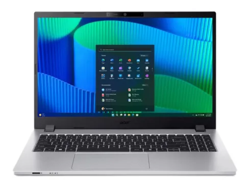 Acer TravelMate TMP215-55-TCO-59KD QHD IPS i5-120U/16GB/SSD 512GB/Intel Iris Xe Graphics/Win11Pro/ENG kbd/FP/Silver/3Y Warranty   Acer