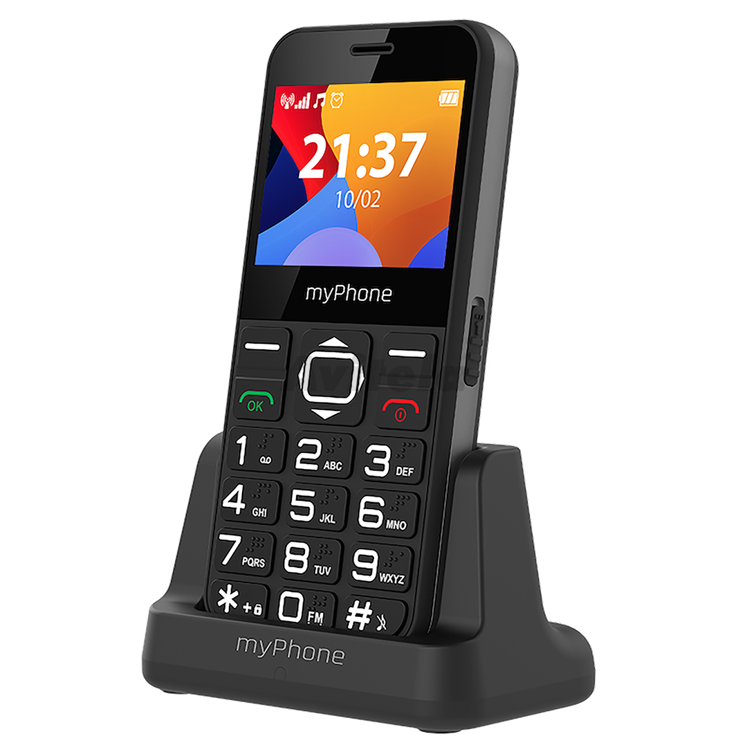 455068-tel000769-5902983617709-0.webp myPhone Halo 3 Black 2.31 ” IPS 32 MB 32 MB Single SIM Main camera resolution 0.3 MP 1000 mAh