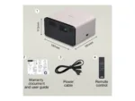 Epson EF-21W   Full HD (1920×1080)   1000 ANSI lumens   White