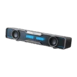 Edifier   PC Speaker with Quality Sound and Splendid Light Effects   QS30   2.5W + 2.5W W   Bluetooth   Black   ≥ 85 dB   Wireless connection