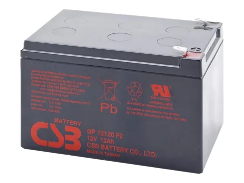 CSB Battery Battery 12V 12Ah F2 Pb   GP12120