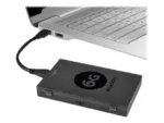 USB 3.0 - 2.5" HDD SATA ADSA-1S6, matomas iš šono su jungtimis