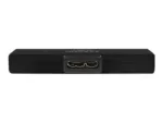 AXAGON USB 3.0 HDD SATA ADSA-1S6, viršutinis vaizdas su jungtimis