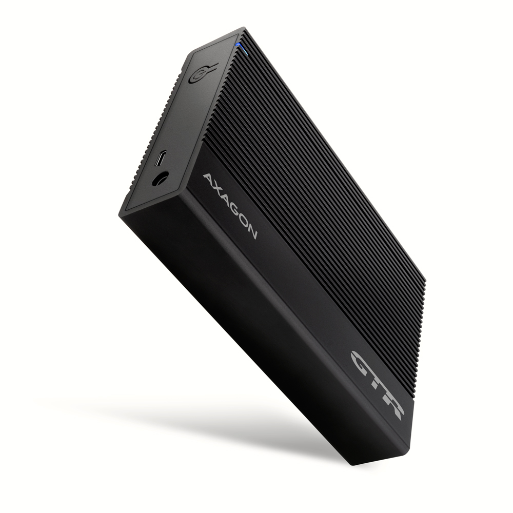 457222-ee35-gtr-8595247906809-0.webp AXAGON EE35-GTR aliuminio USB 3.2 Gen 1 - SATA 6G išorinis dėklas 3.5" HDD