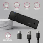USB 3.2 Gen 1 - SATA 6G išorinis korpusas, matomas iš šono