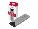 AXAGON EEM2-UG2 išorinis USB-C metalinis korpusas M.2 NVMe SSD diskams 42-80 mm