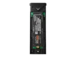USB-C metal box EEM2-UG2 su atidarytu dangčiu ir M.2 SSD disku