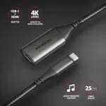 AXAGON   Active converter   USB-C to HDMI   0.25 m